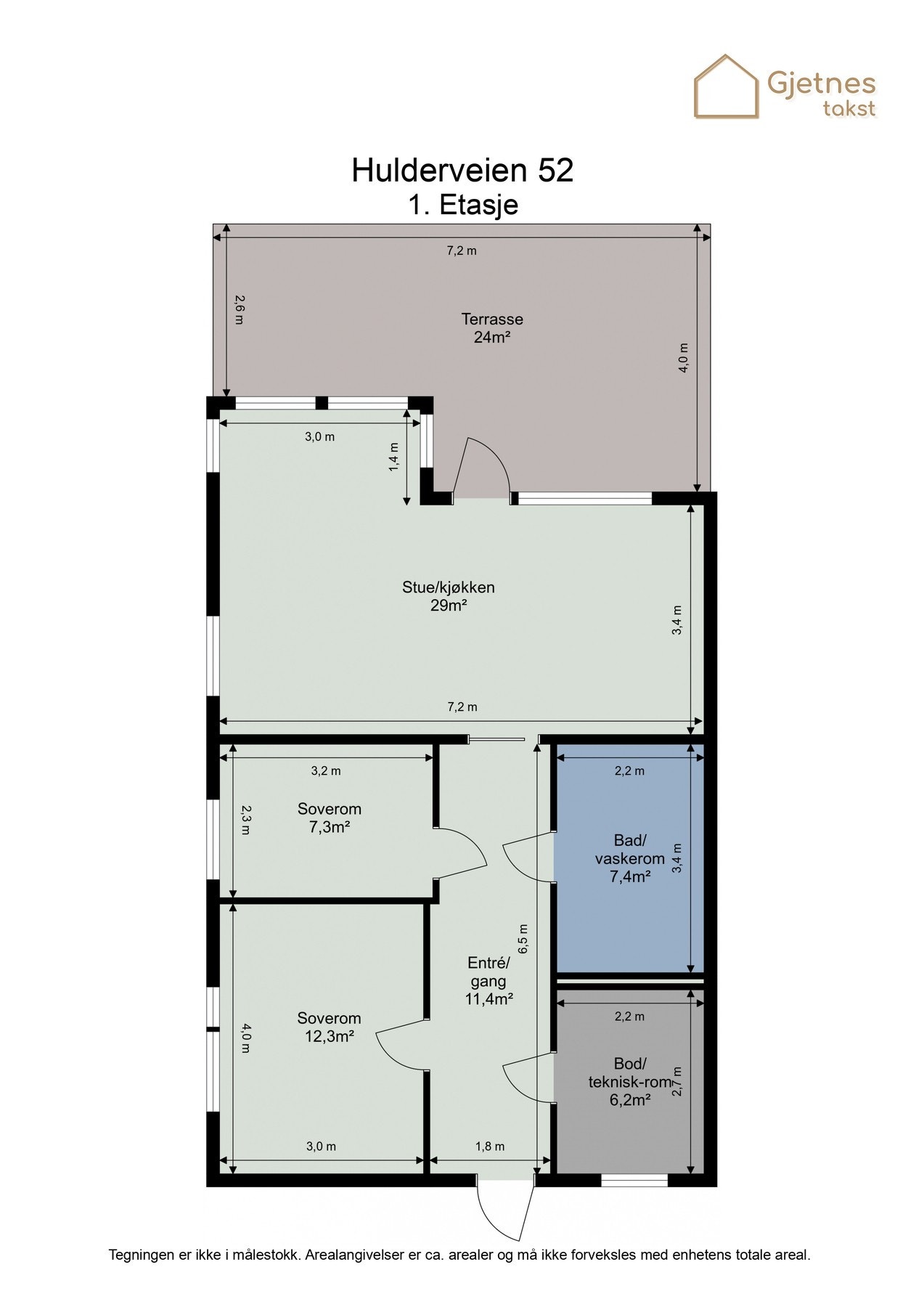 Plantegning Galleribilde