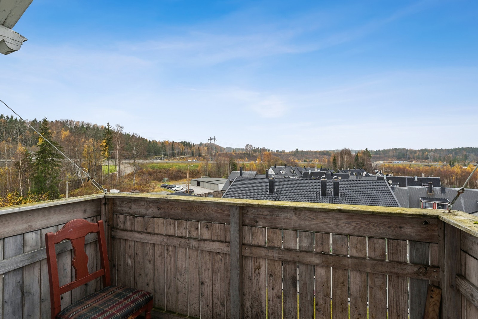 Utsikt fra balkongen. Galleribilde