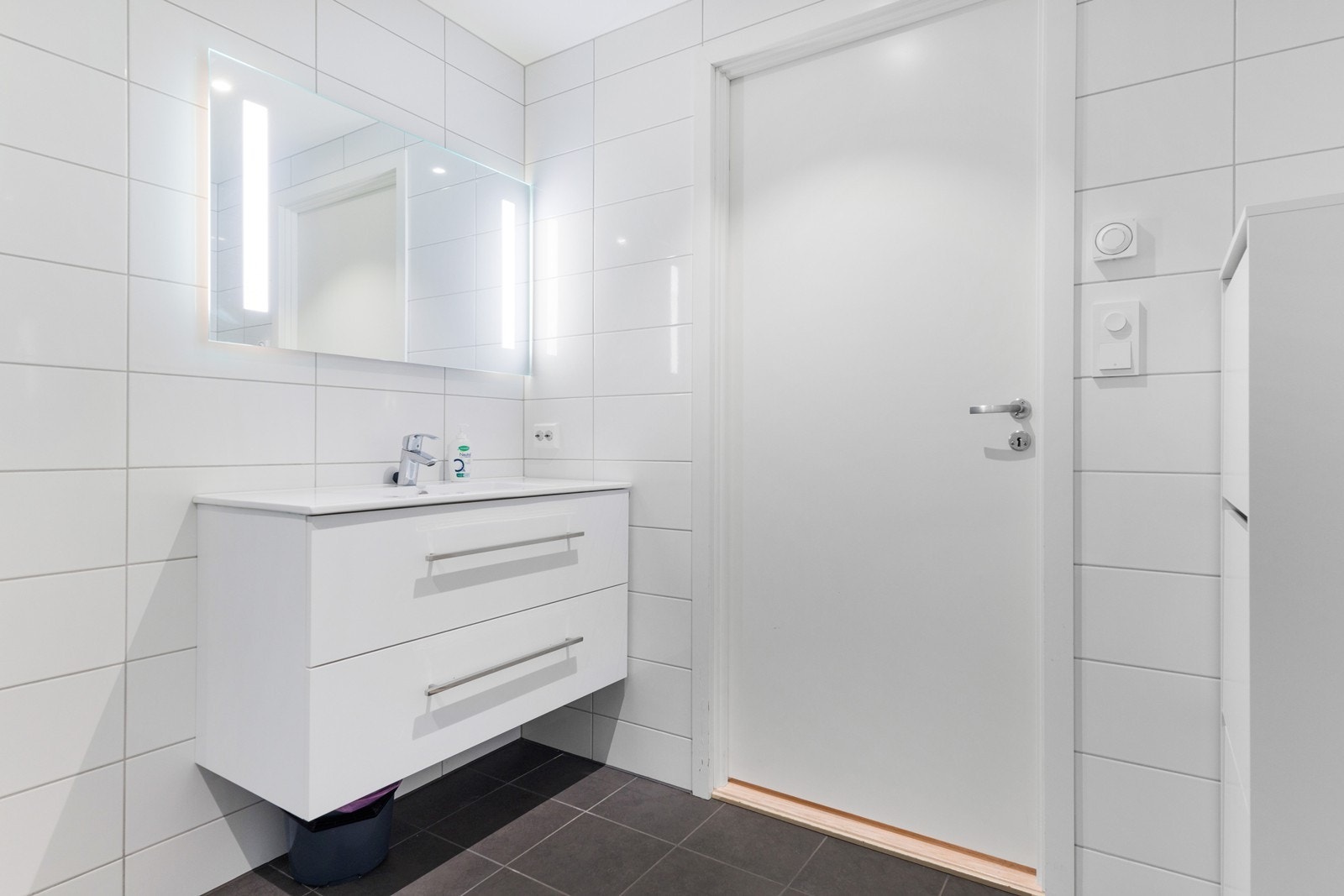 Mekanisk avtrekk sikrer god ventilasjon på badet. Galleribilde