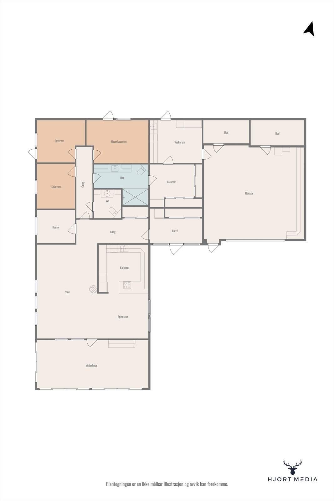 Plantegning. Galleribilde