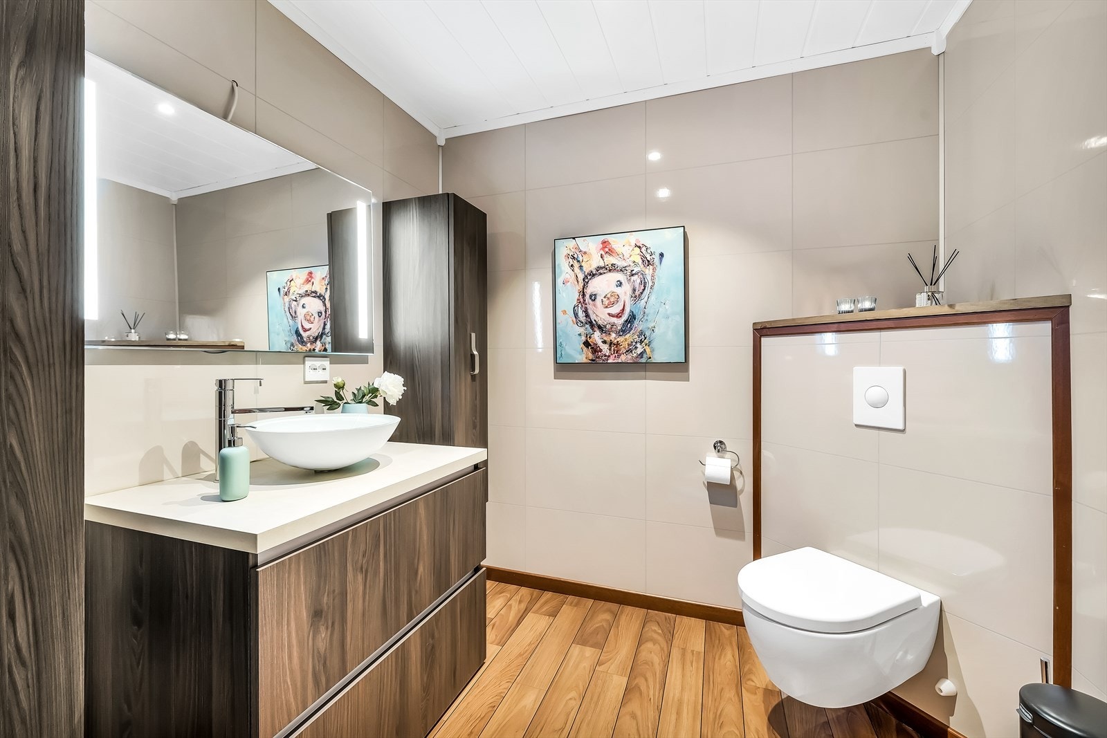 Toalettrom. Galleribilde