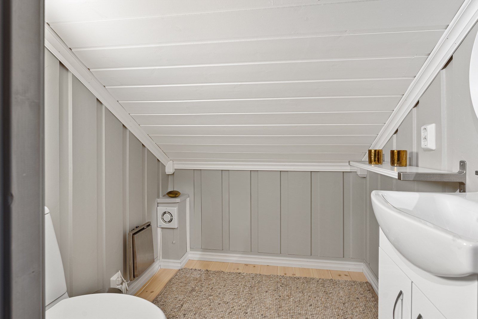 Rom innredet som wc. Galleribilde