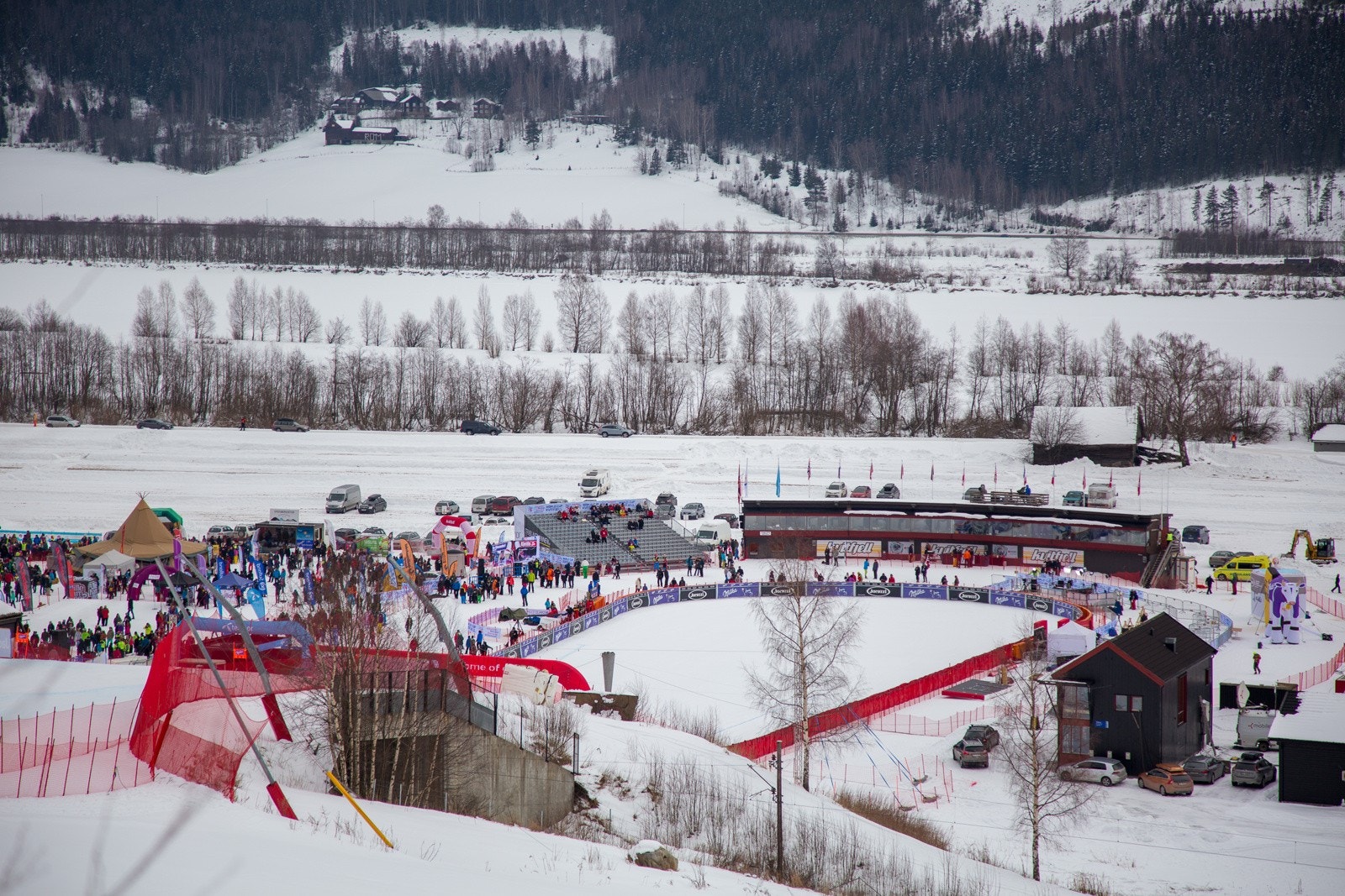 Fra alpinanlegget på Kvitfjell Galleribilde