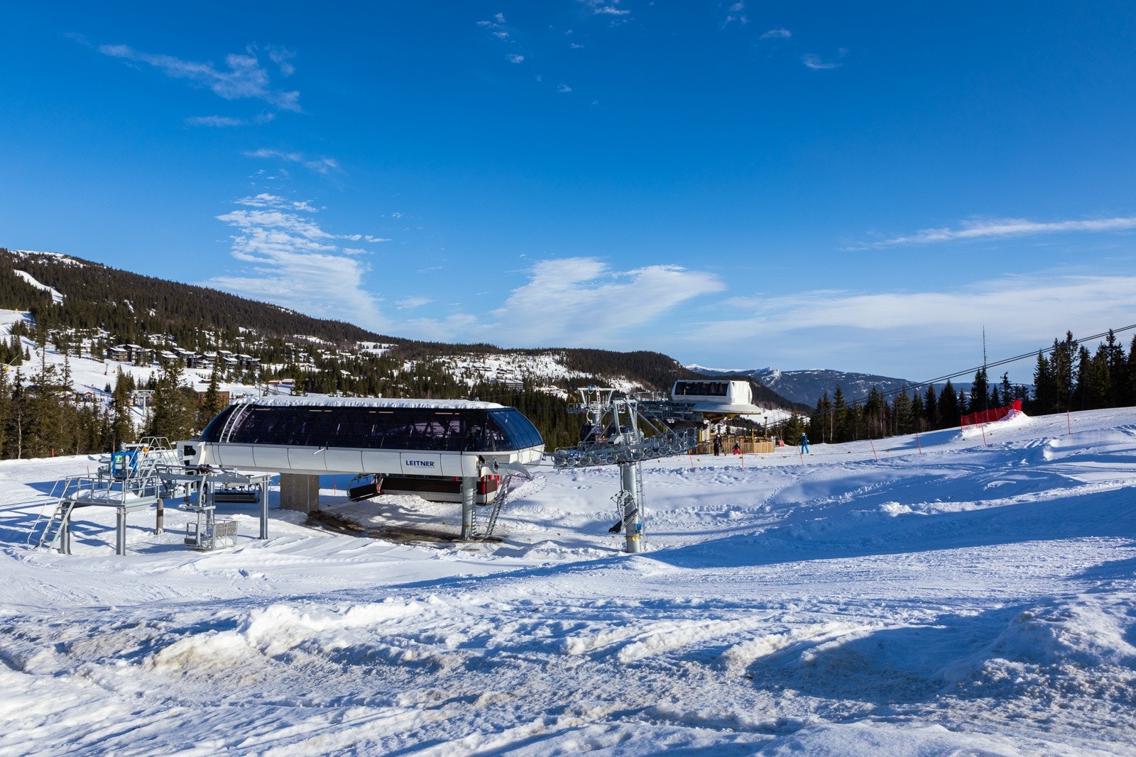 Fra alpinanlegget på Kvitfjell Galleribilde