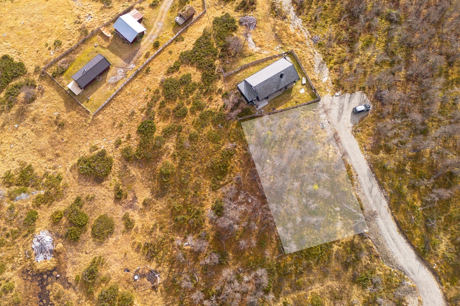 Omtrentlig skikksert tomteskisse Galleribilde