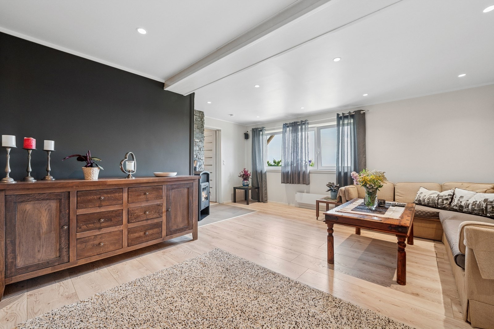 Rommet gir gode muligheter for personlig innredning. Galleribilde