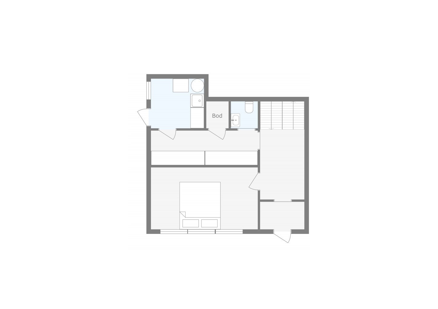 Plantegning 1. etasje. Galleribilde