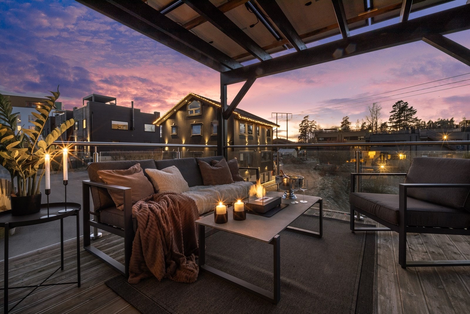 God plass til en hyggelig sittegruppe. Galleribilde