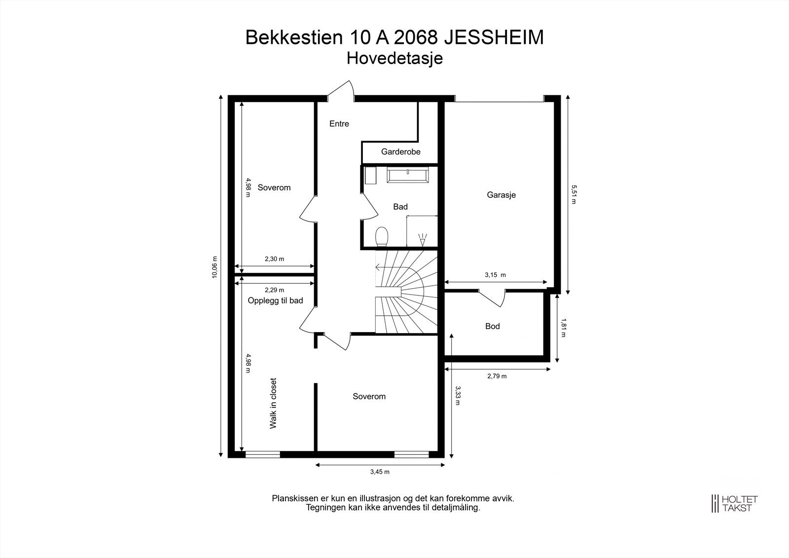 Plantegning av boligens 1. etasje. Galleribilde