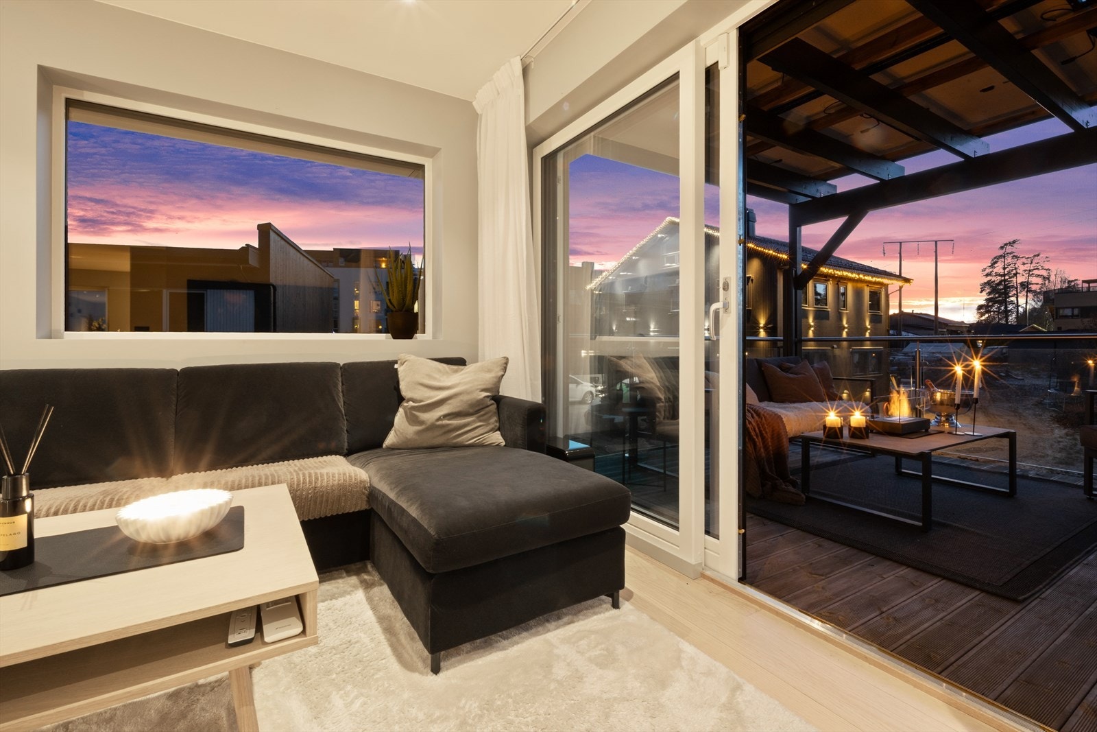 Her kan sene høstkvelder nytes. Galleribilde