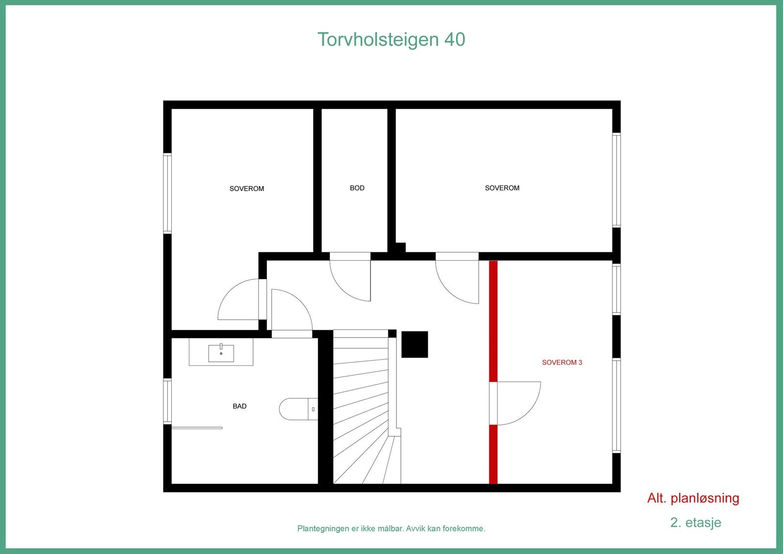 Plantegning Galleribilde