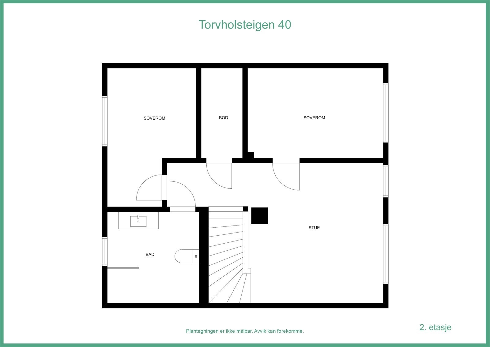 Plantegning Galleribilde