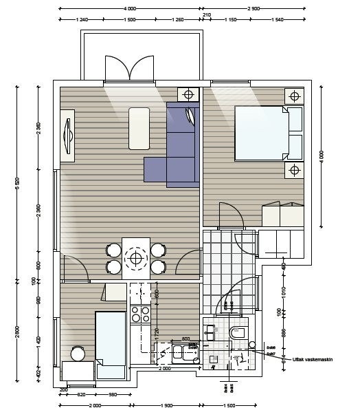 Plantegning Galleribilde