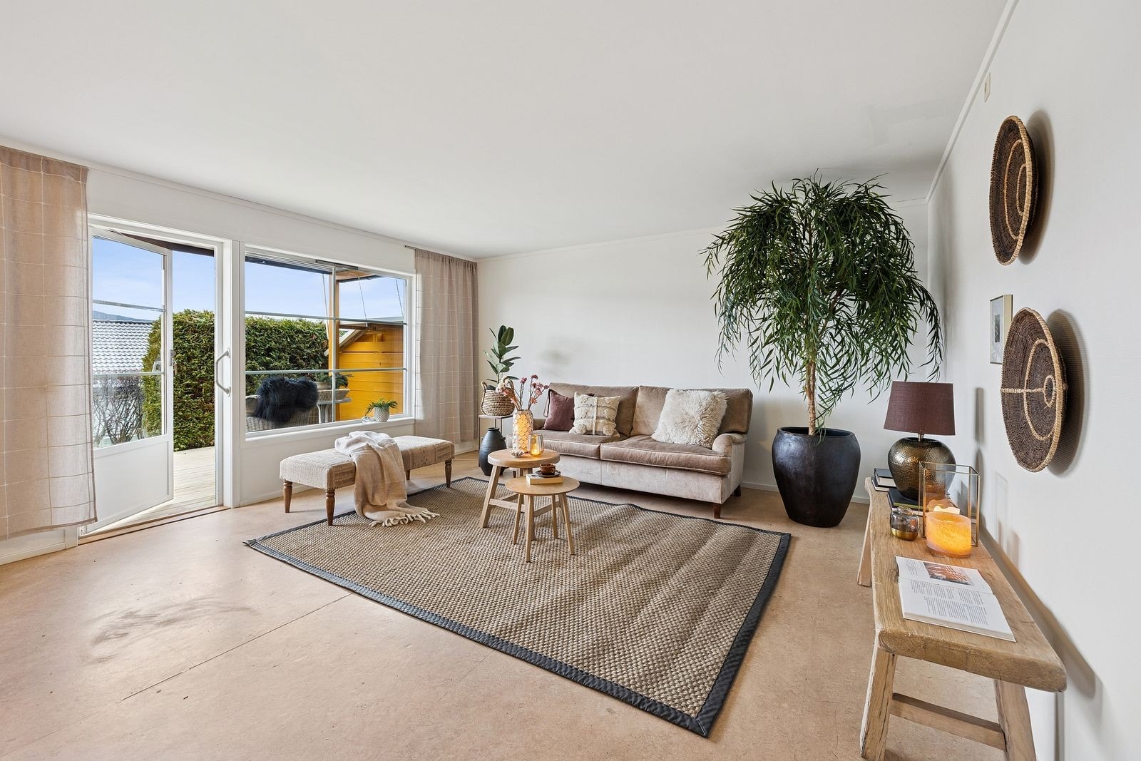 Herfra har du direkte adkomst til terrasse vendt mot vest. Galleribilde