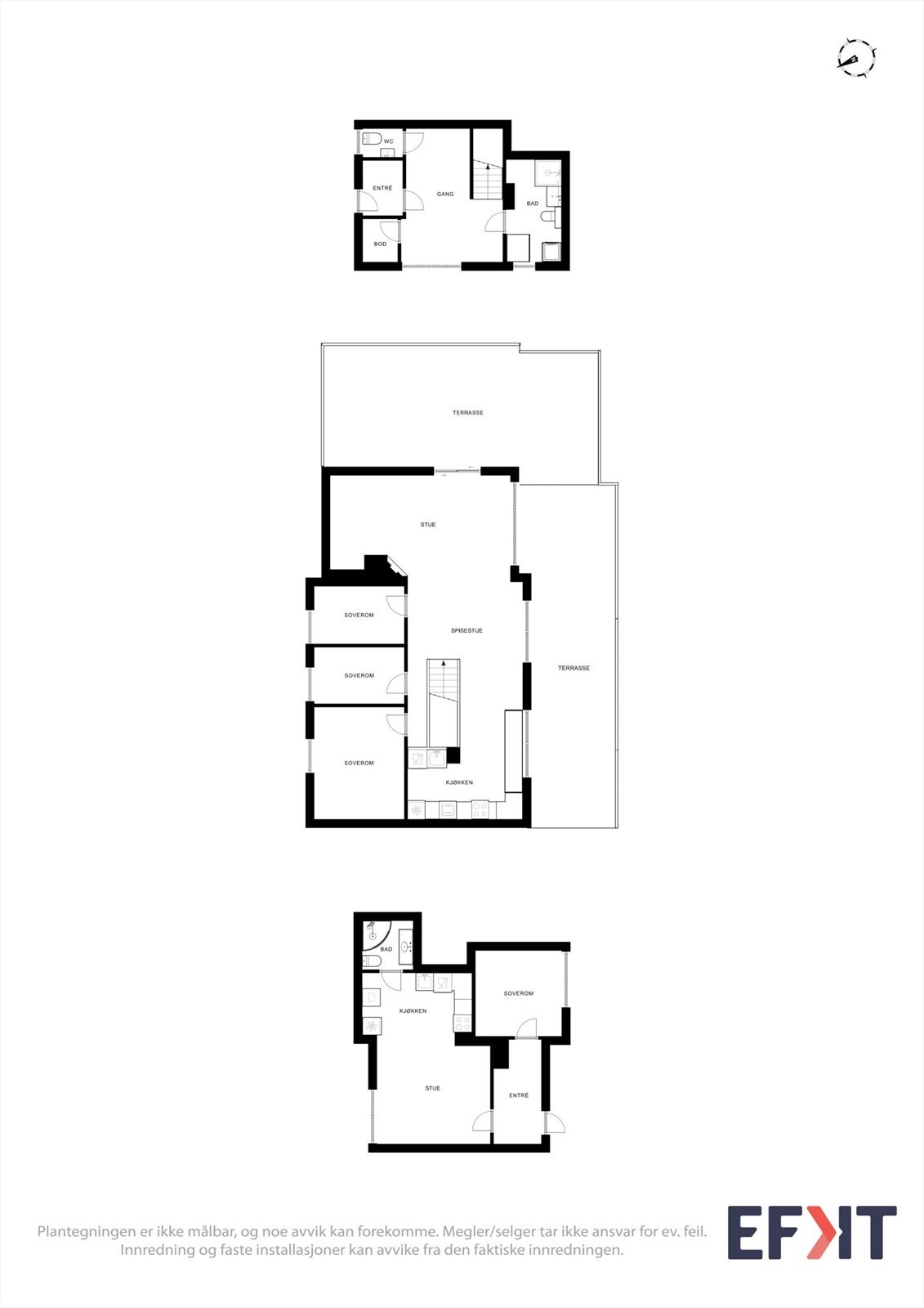 Samleplan plantegninger. Galleribilde