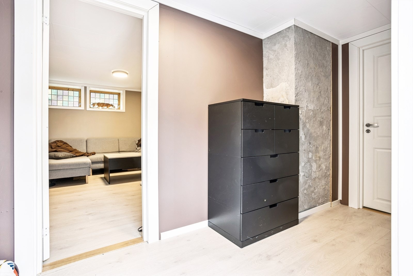 Entré/gang i leiligheten i underetasjen. Galleribilde