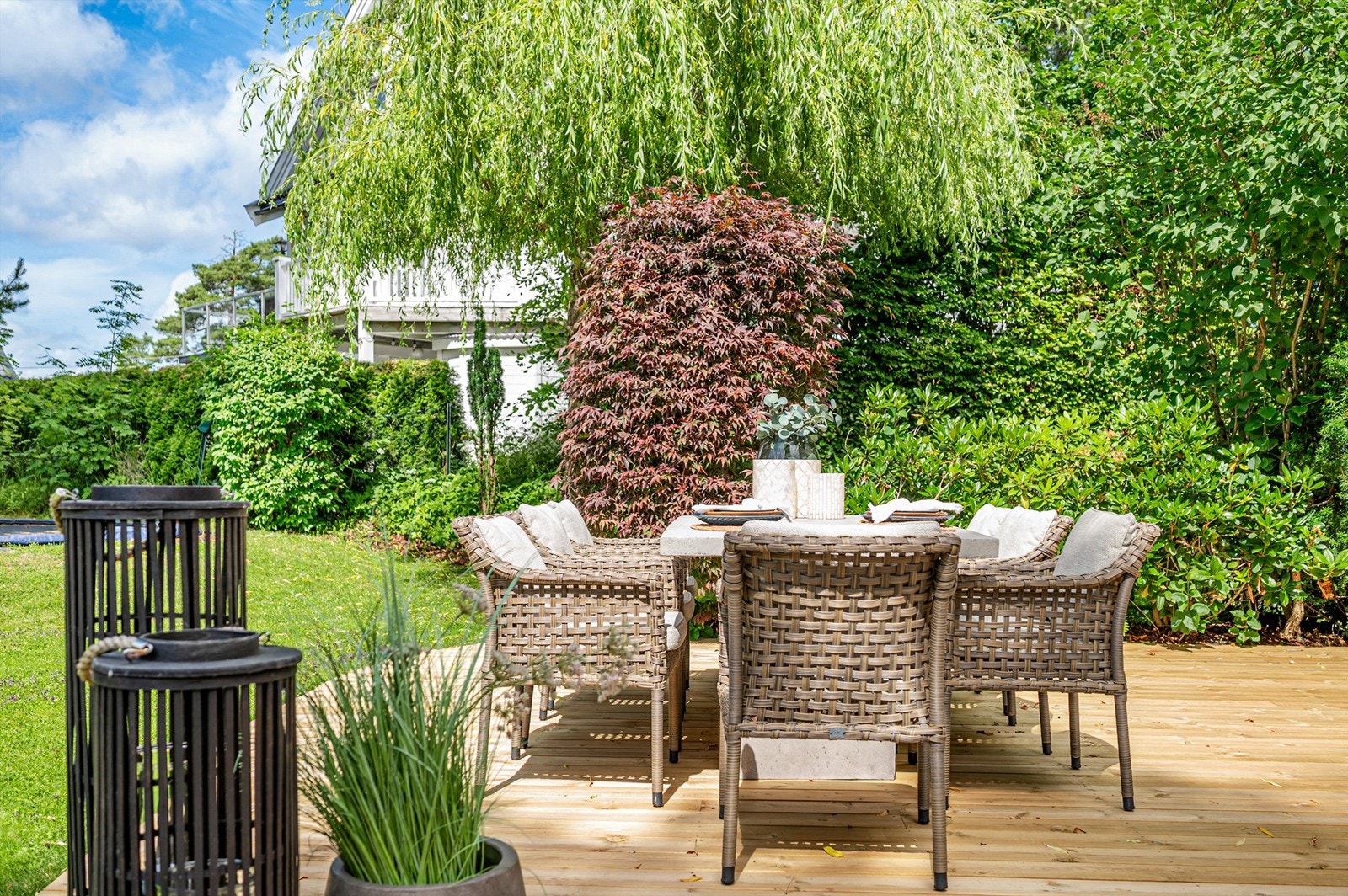 Detalj markterrasse. Galleribilde