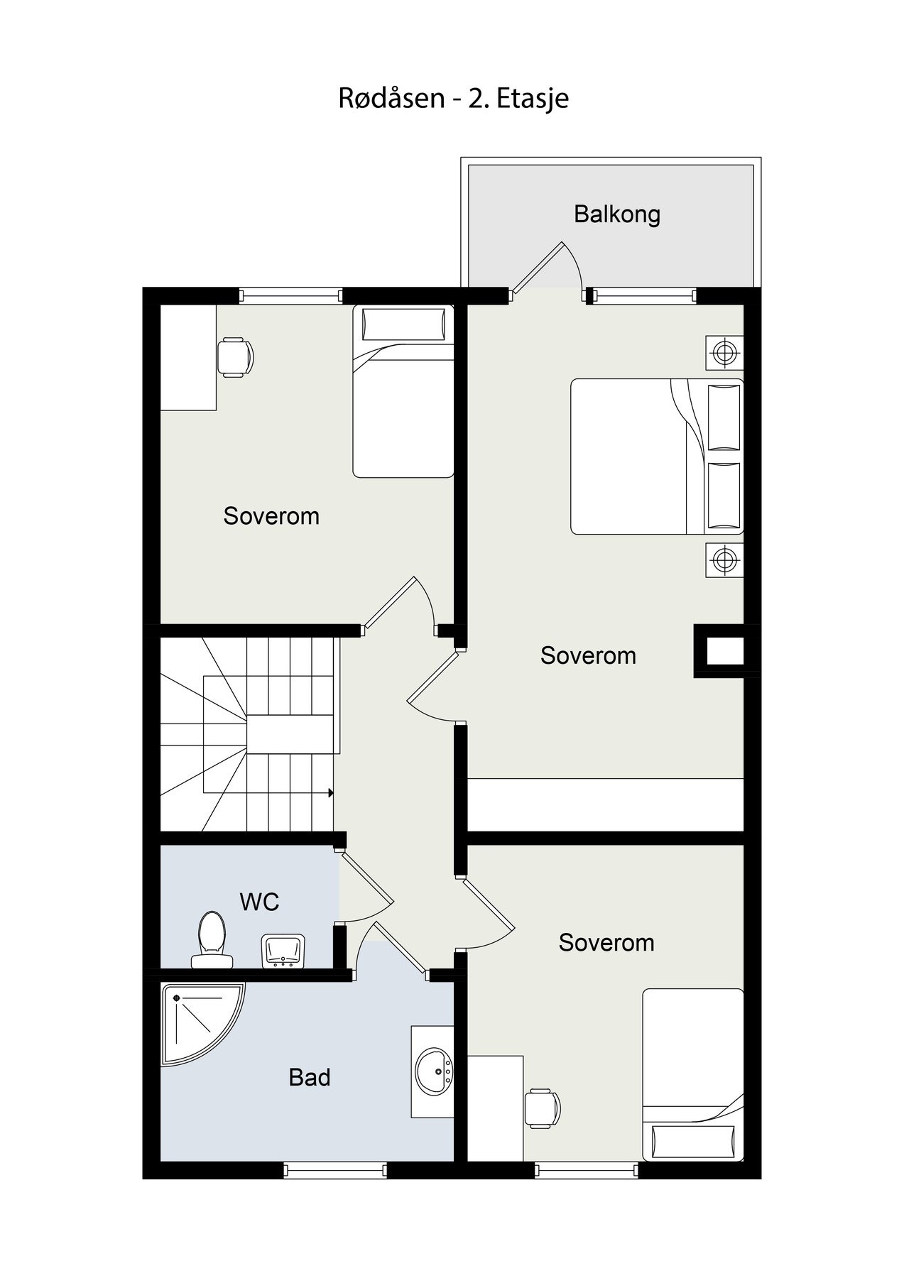 Plantegning - 2. etasje Galleribilde