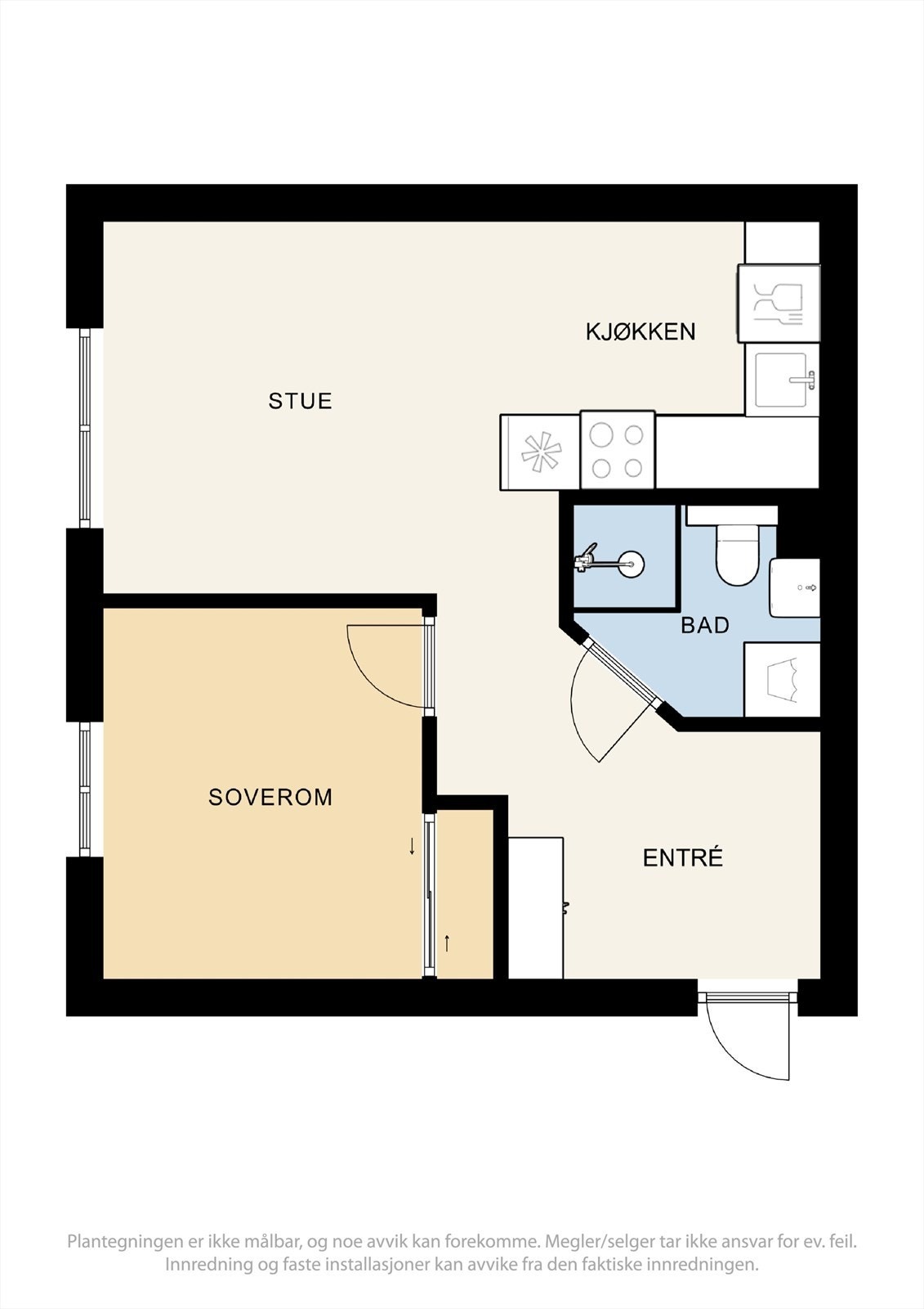 Plantegning Galleribilde