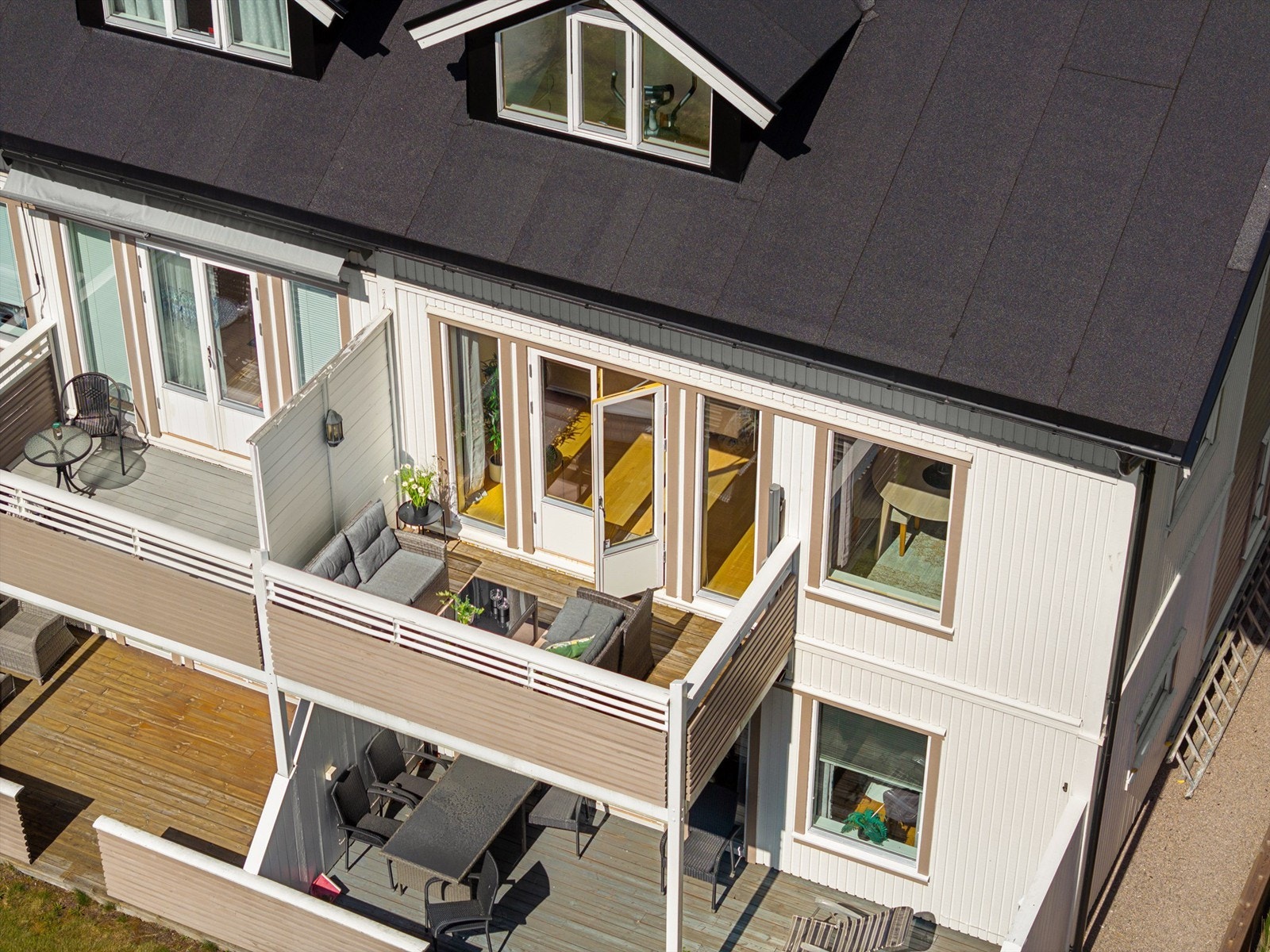 Taktekking ble skiftet ut i regi av sameiet så nylig som i 2023. Galleribilde