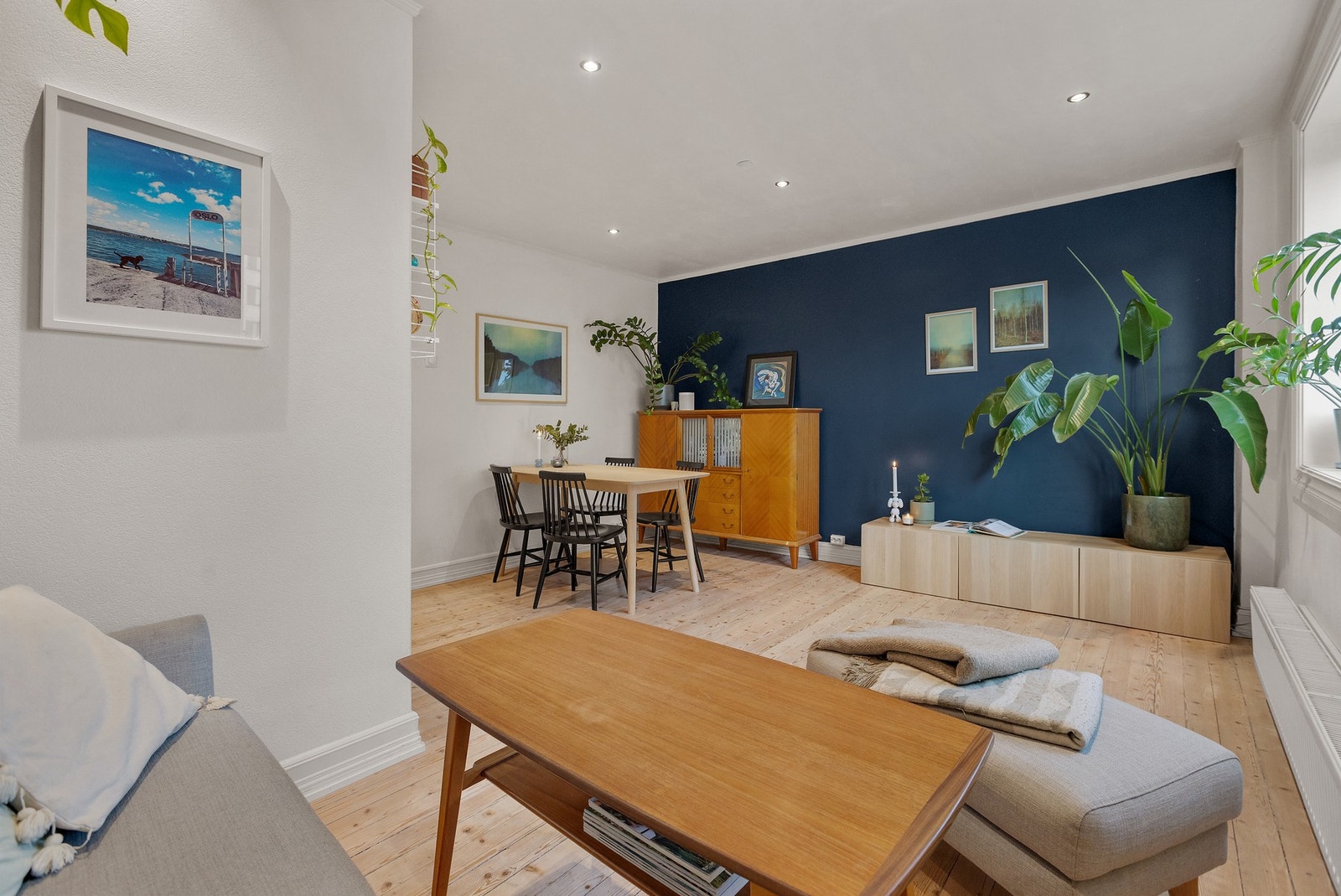 Planløsningen gjør det enkelt å innrede med flere gode møbleringsmuligheter. Galleribilde