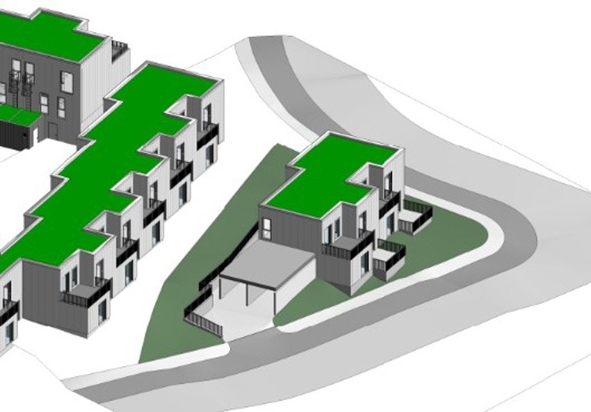 Mulighetsskisser som eier har tegnet opp. Galleribilde
