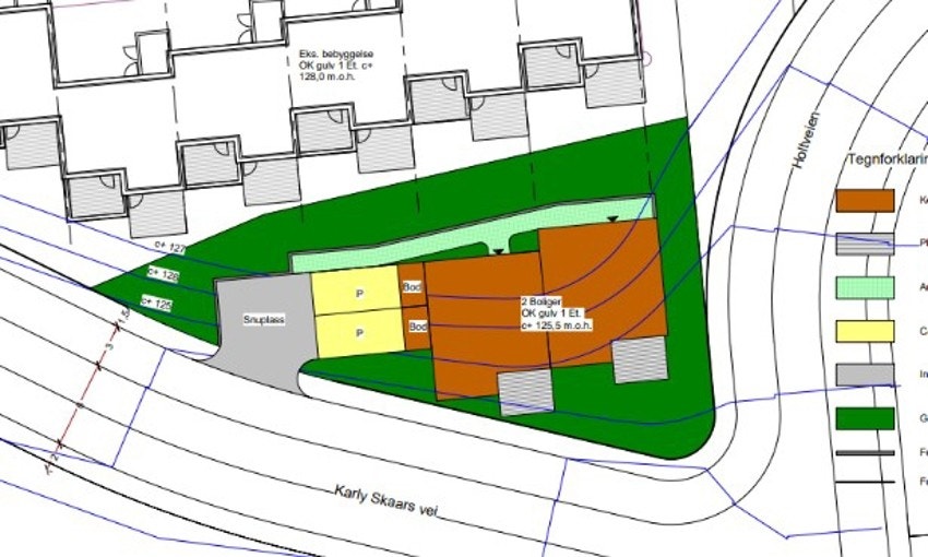 Situasjonskart over mulighetsskissen. Galleribilde