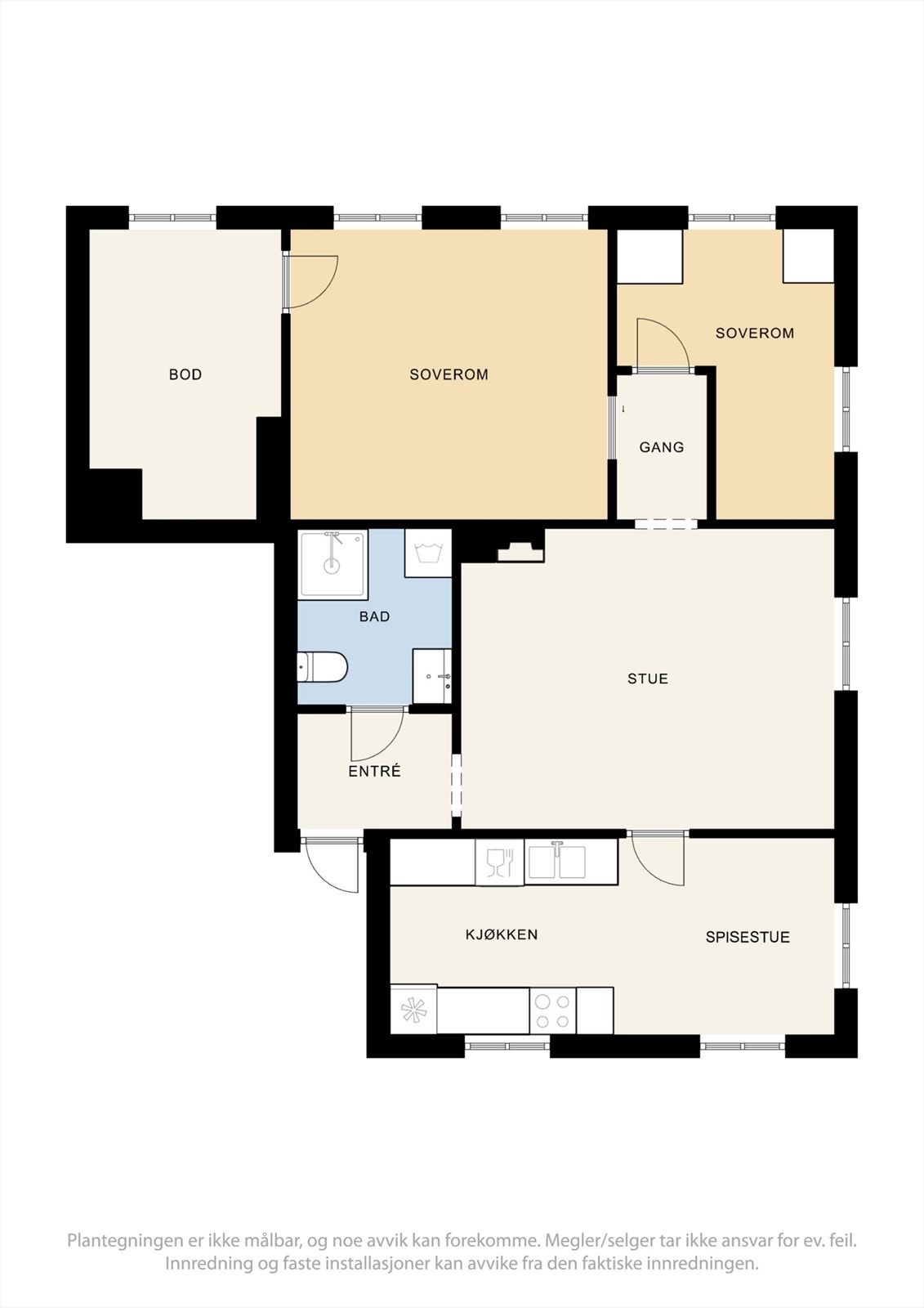 Plantegning. Galleribilde