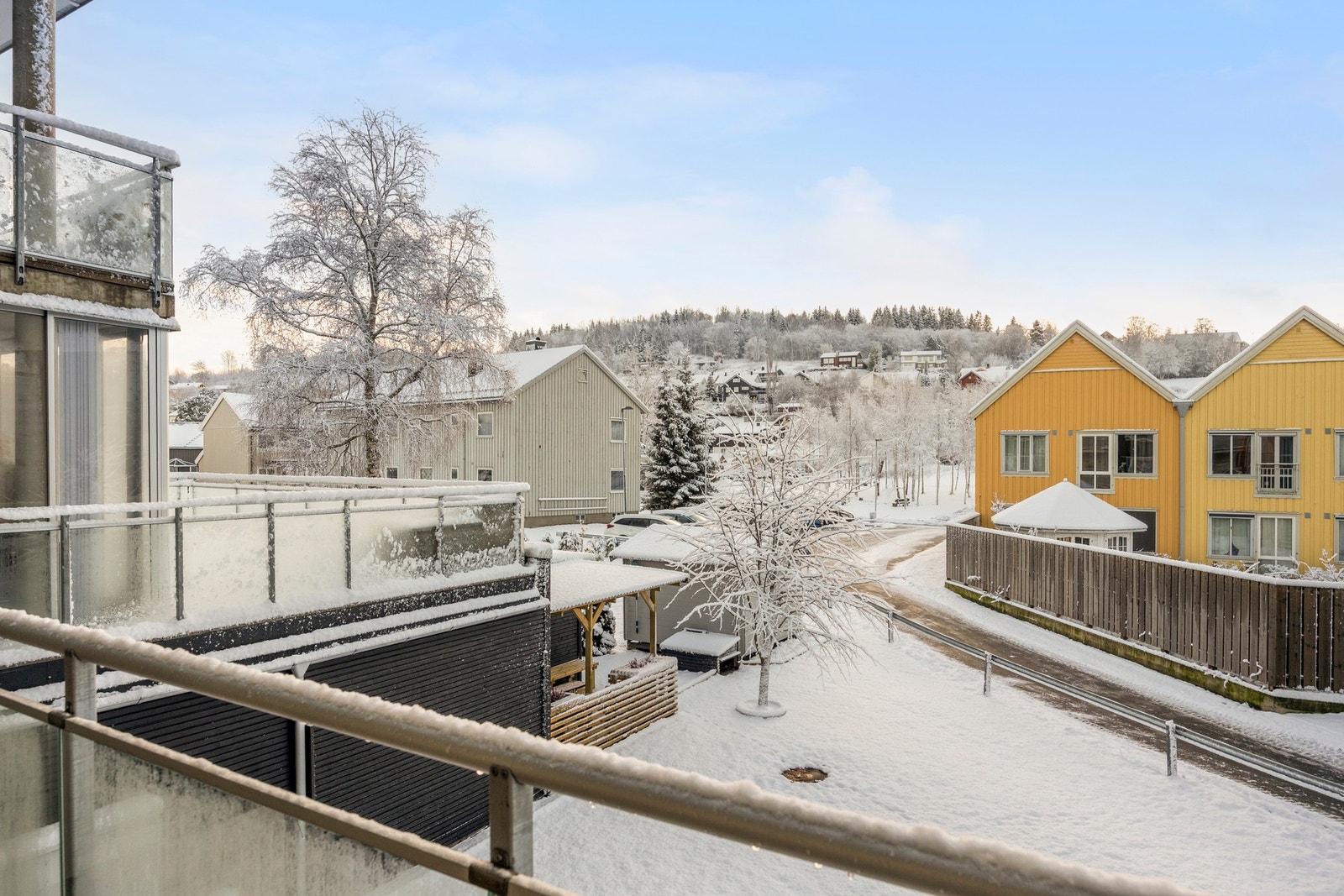 Utsikt fra terrassen Galleribilde