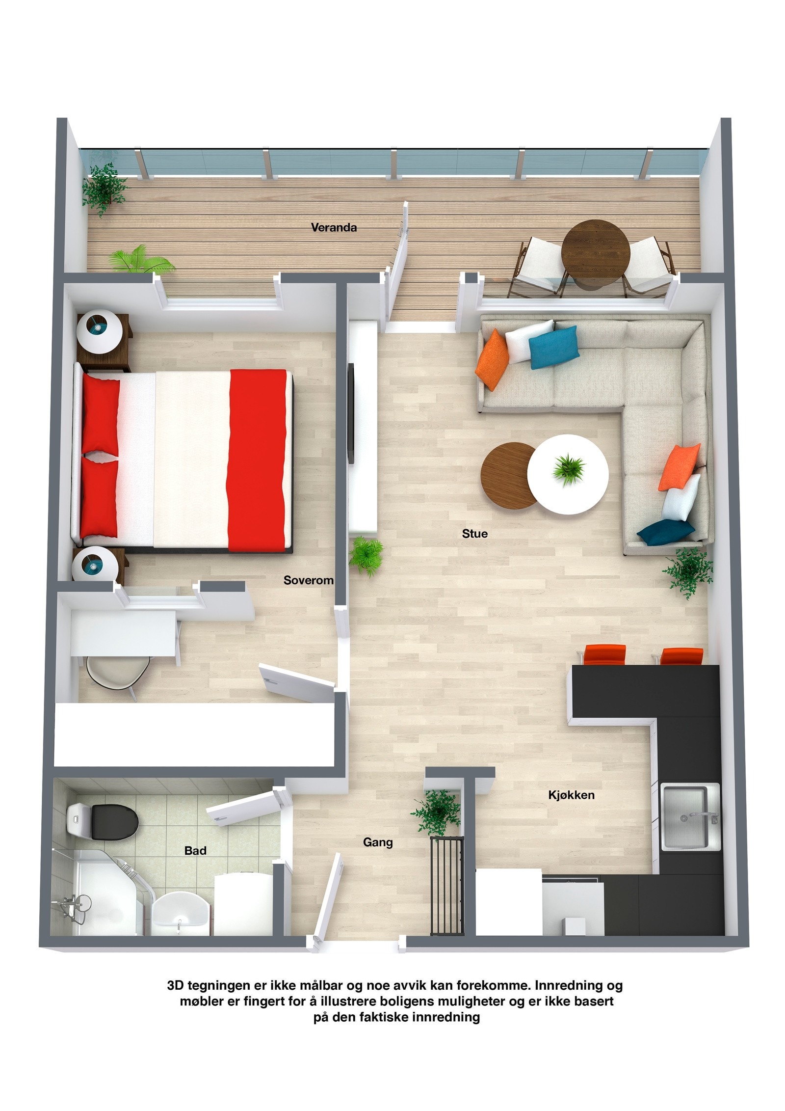 Planskisse Galleribilde