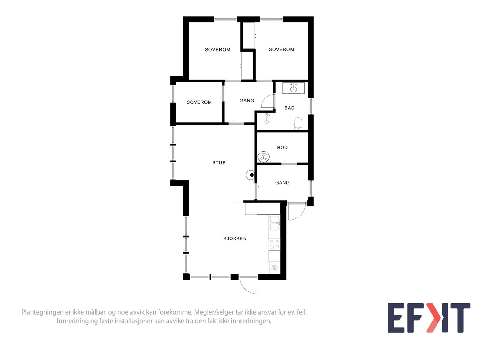 Plantegning. Galleribilde