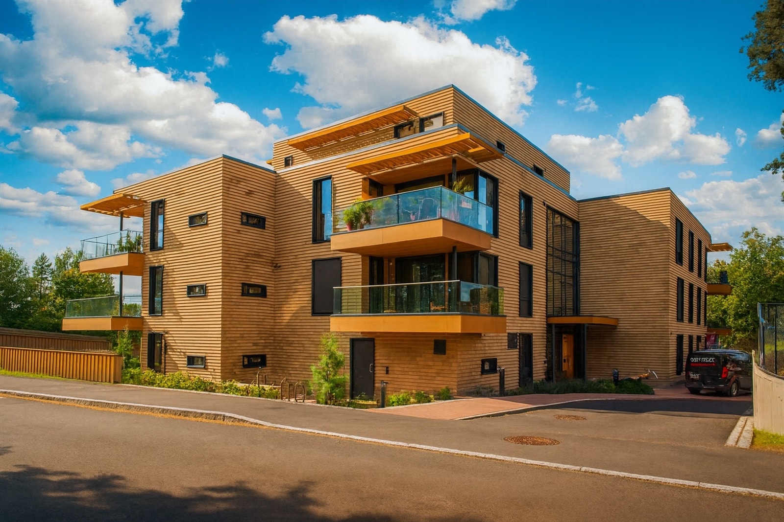 Hel toppetasje i Fagerlunden med direkte heis adkomst til leiligheten Galleribilde