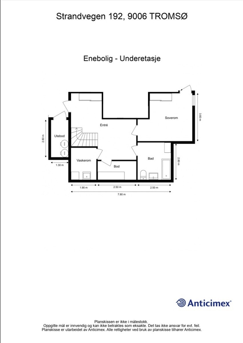 Plantegning 1. etasje, hoveddel Galleribilde