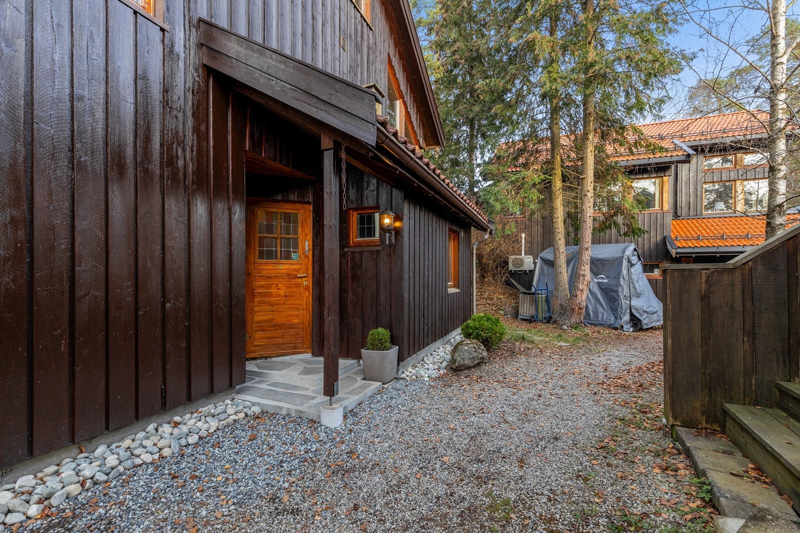 Inngangspartiet i underetasjen. Galleribilde