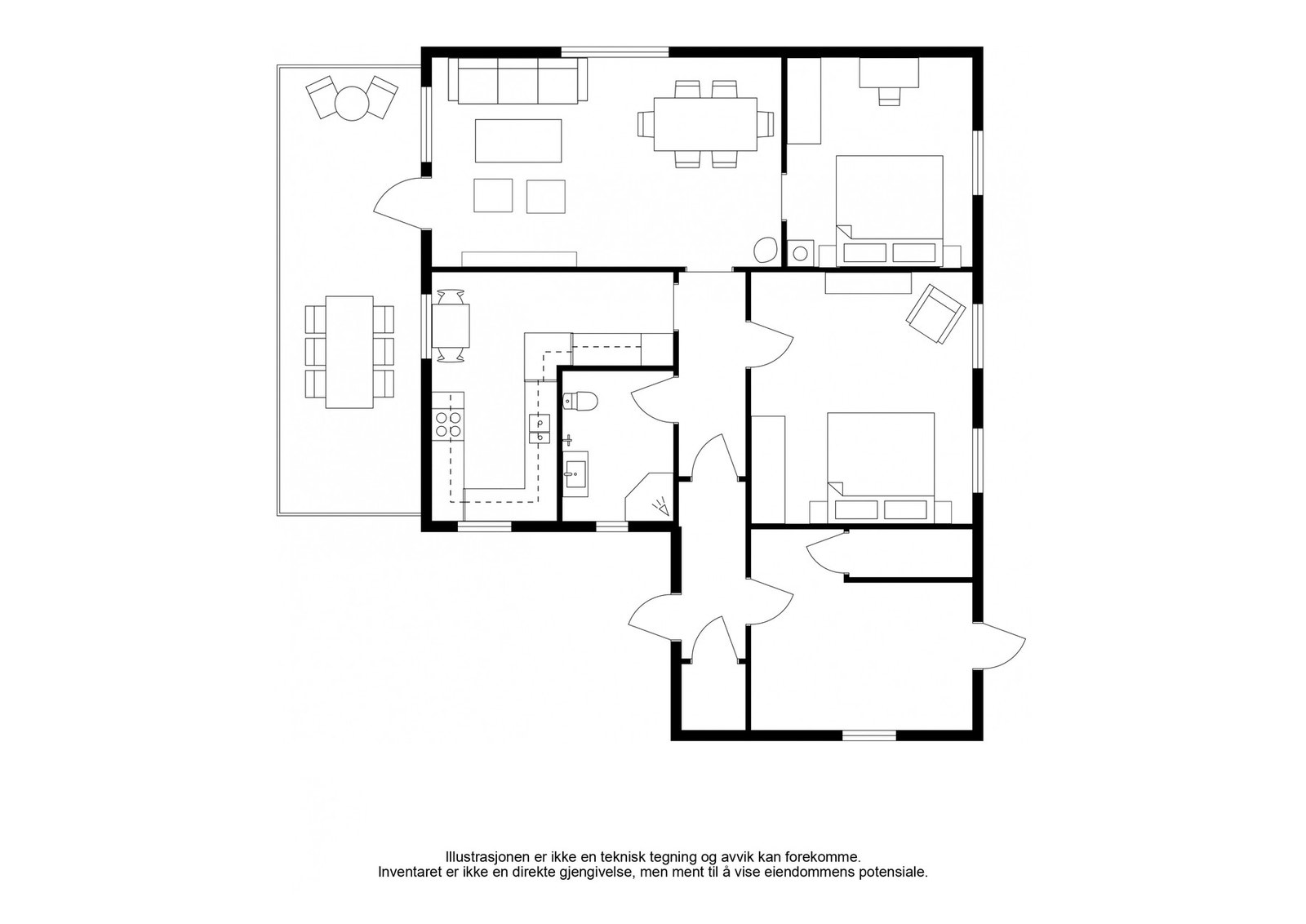 Plantegning. Galleribilde