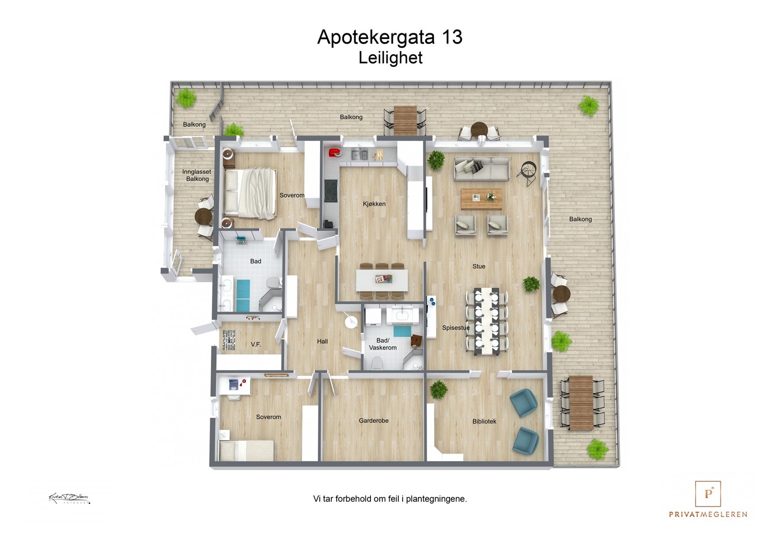 Plantegning Galleribilde