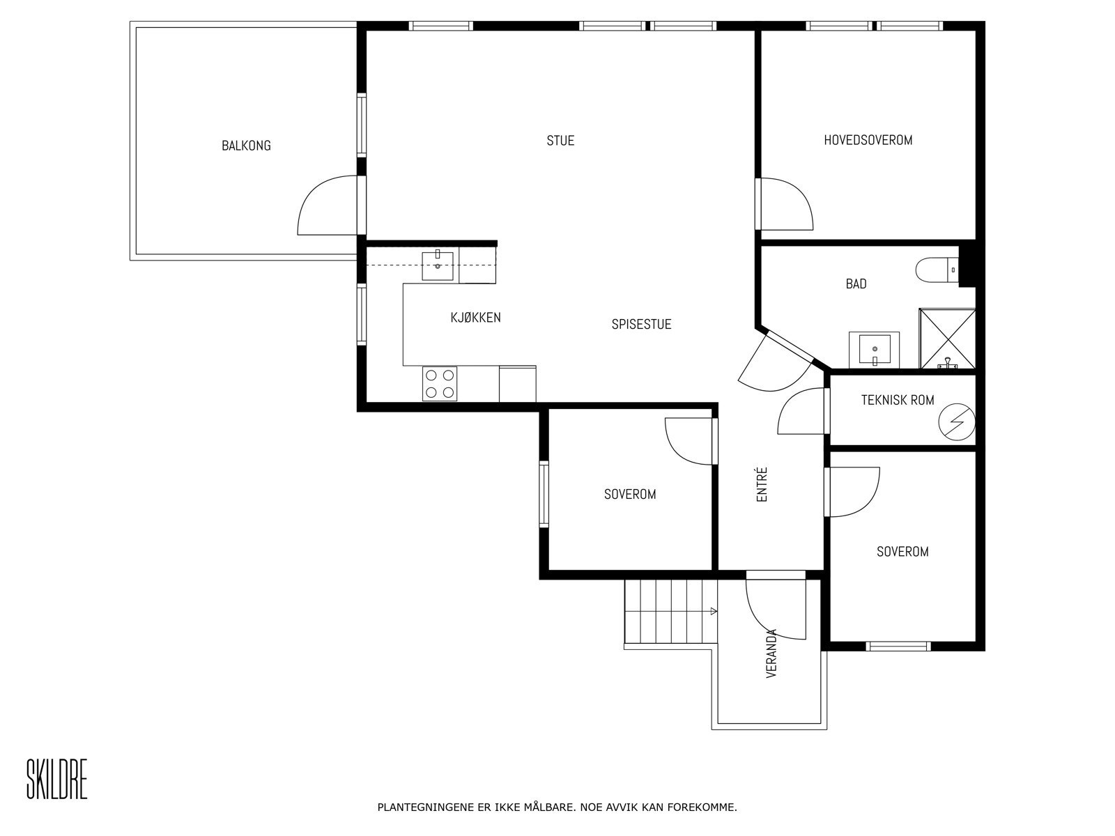 Plantegning Galleribilde