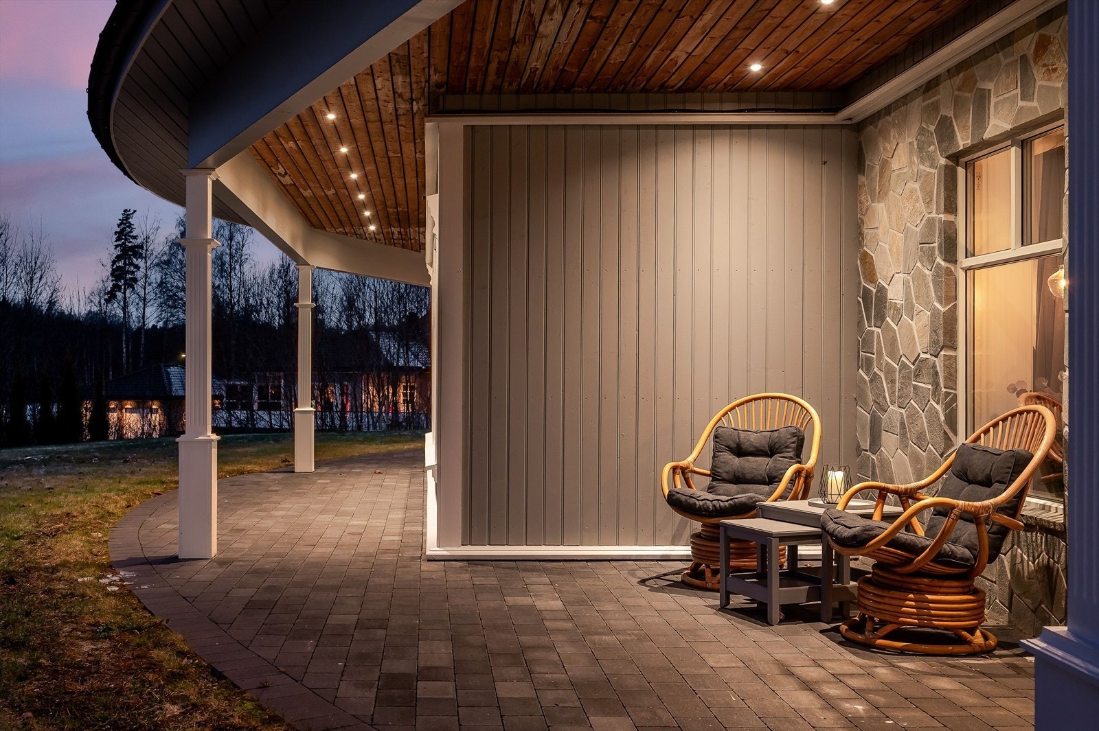 Dette er uteplassen som tilhører hybelleiligheten. Galleribilde