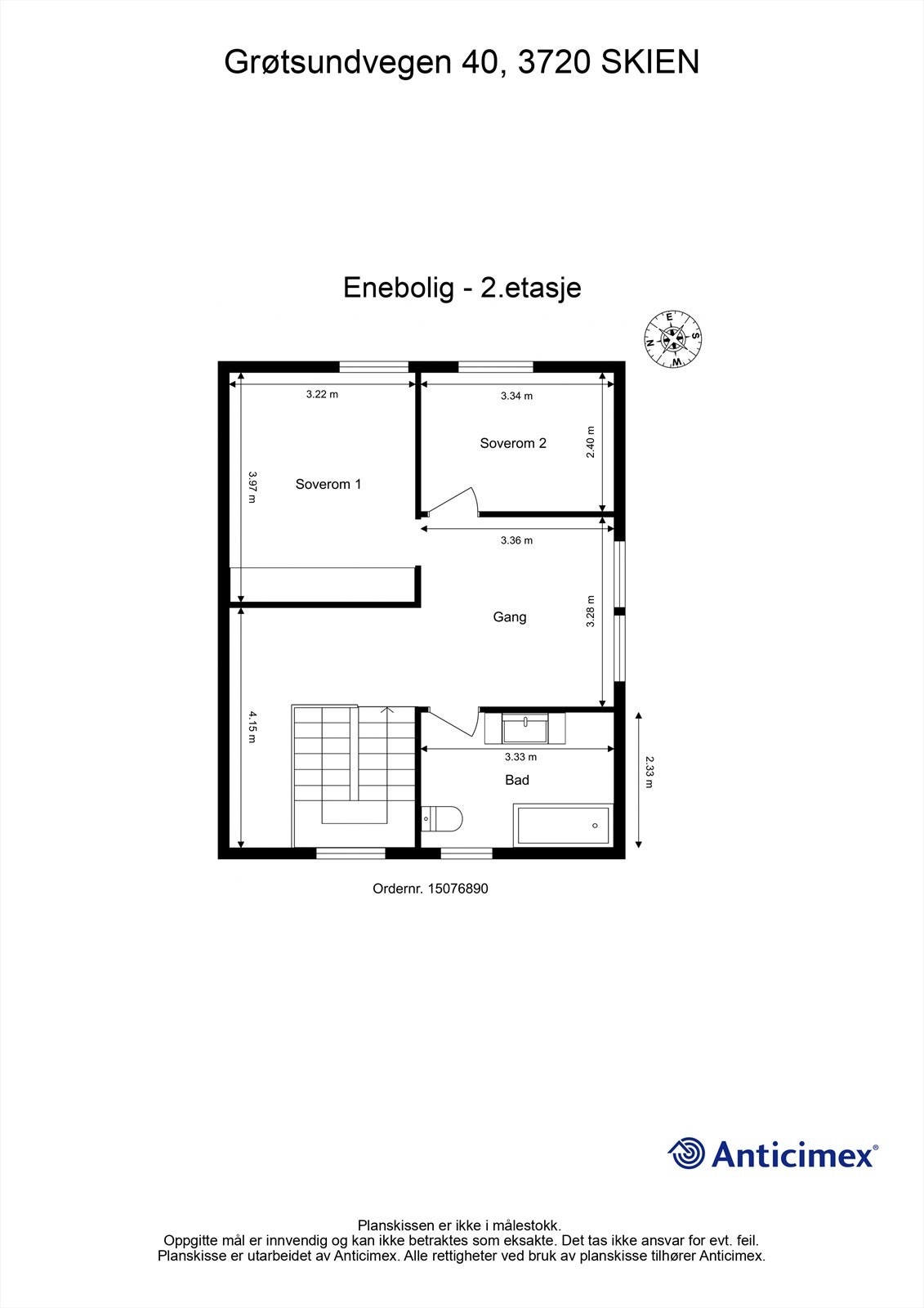 Plantegning 2.etasje. Galleribilde