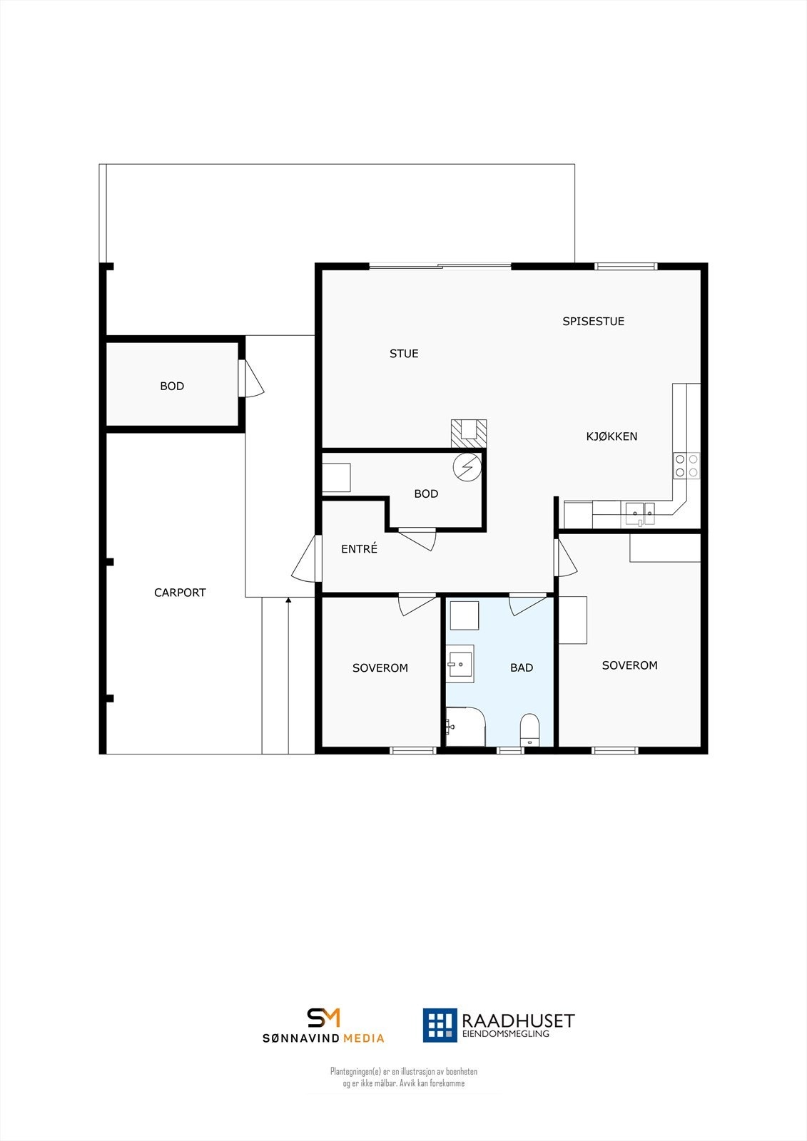 2D Plantegning Galleribilde