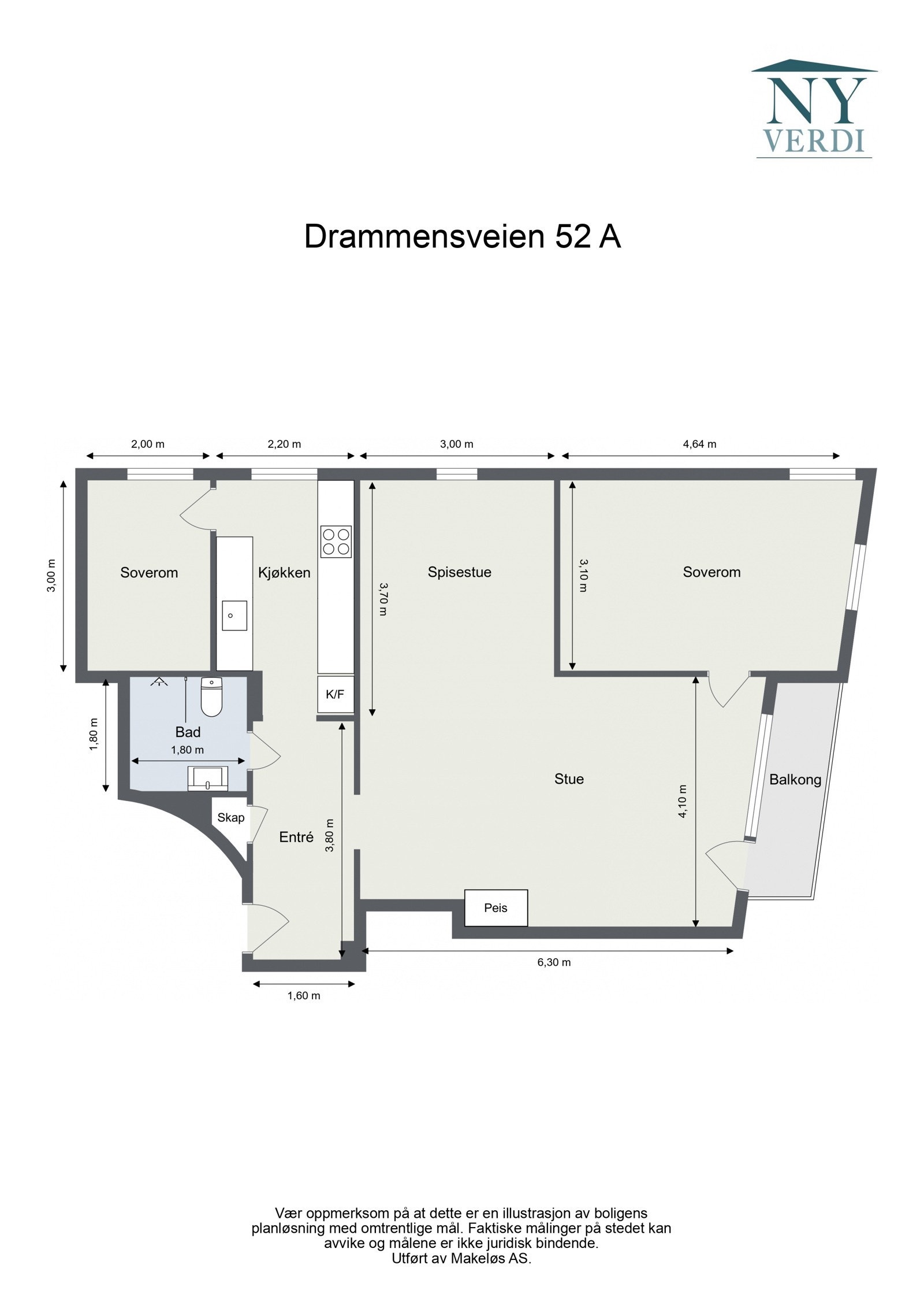 Plantegning Galleribilde