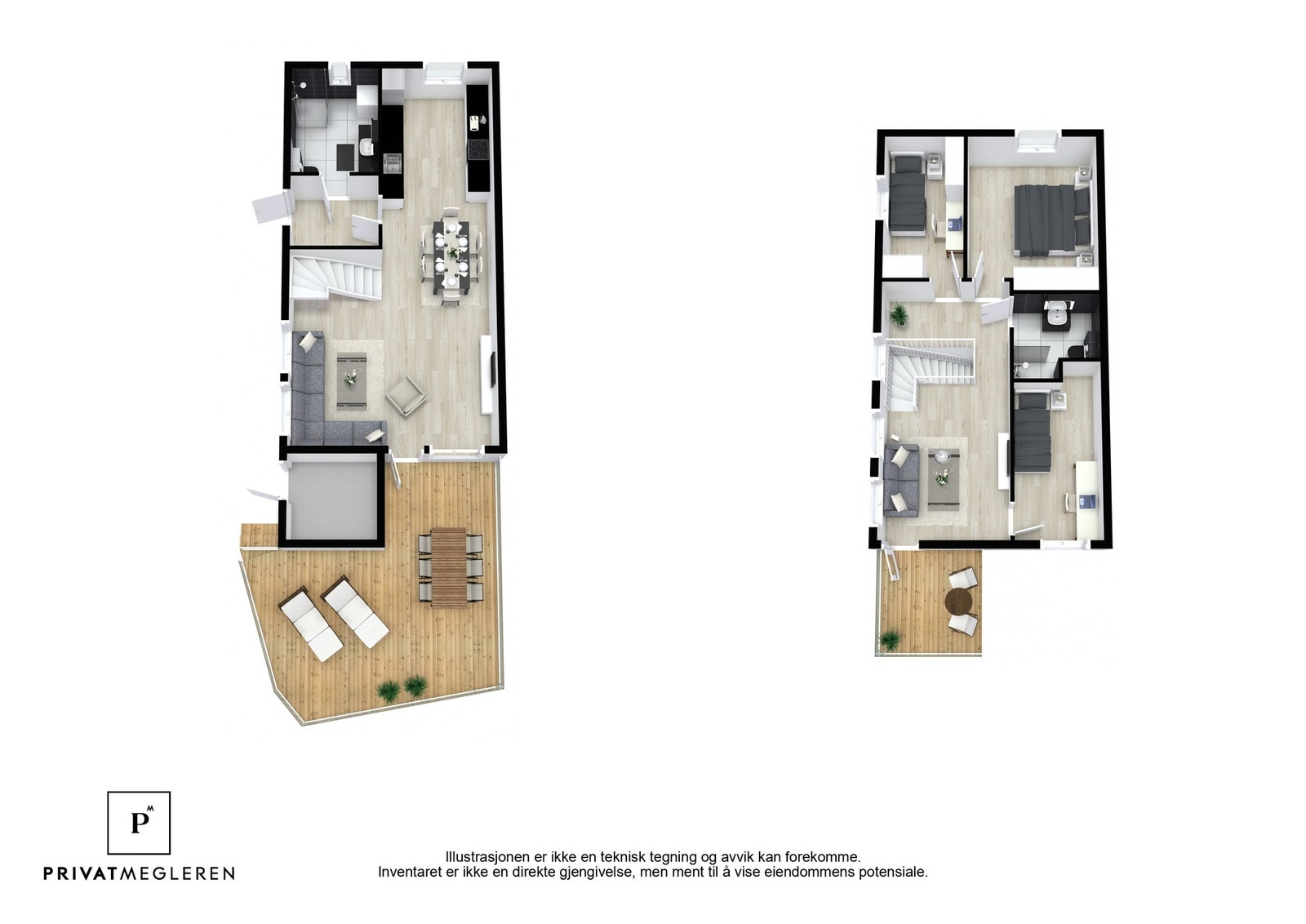 Eiendommen er presentert av PrivatMegleren Sarpsborg. Galleribilde