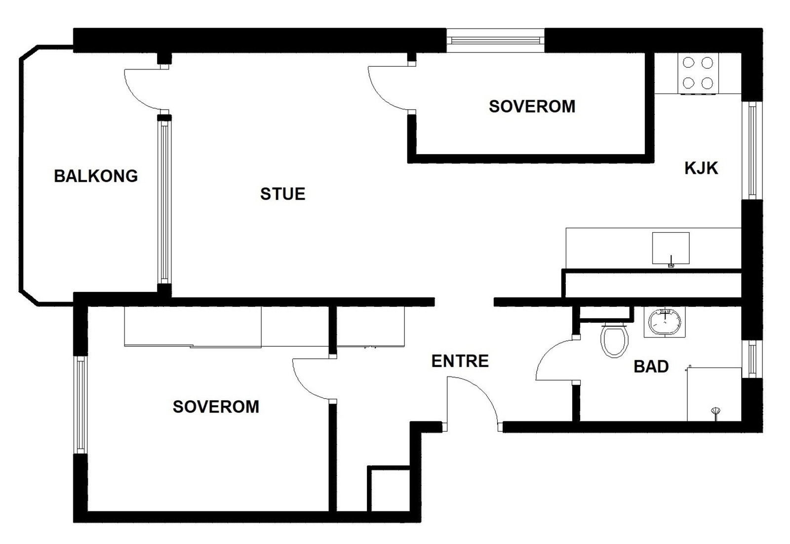 Alternativ planskisse. Galleribilde