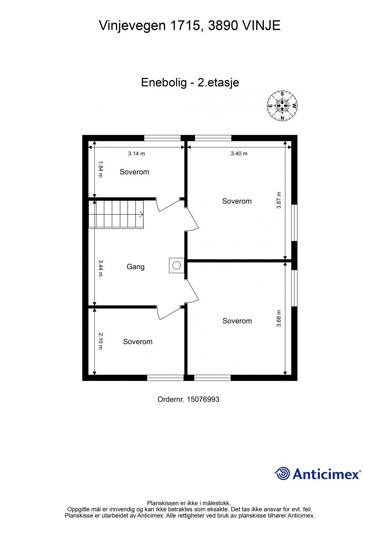 Plantegning 2. etg. Galleribilde