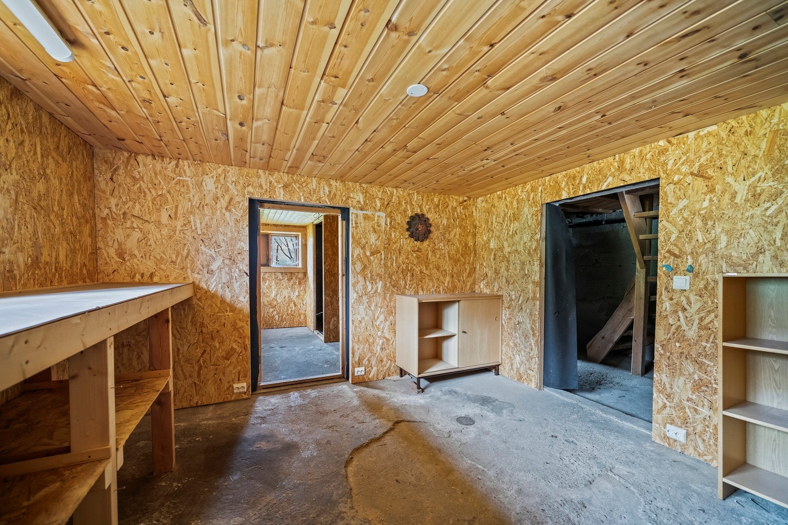Kjeller med flere bodrom. Galleribilde