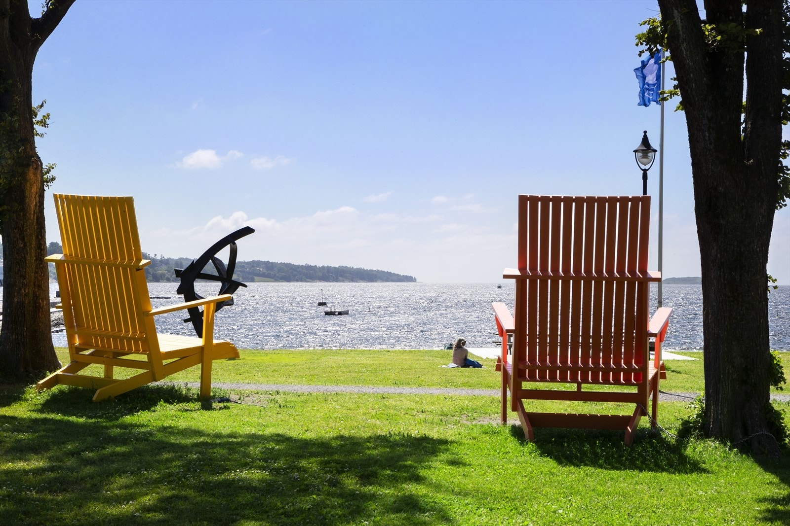 Har du lyst til å bade på en av Moss´ fineste strender? Lei en sparkesykkel og ta turen til Sjøbadet - du er fremme på bare noen minutter. Galleribilde