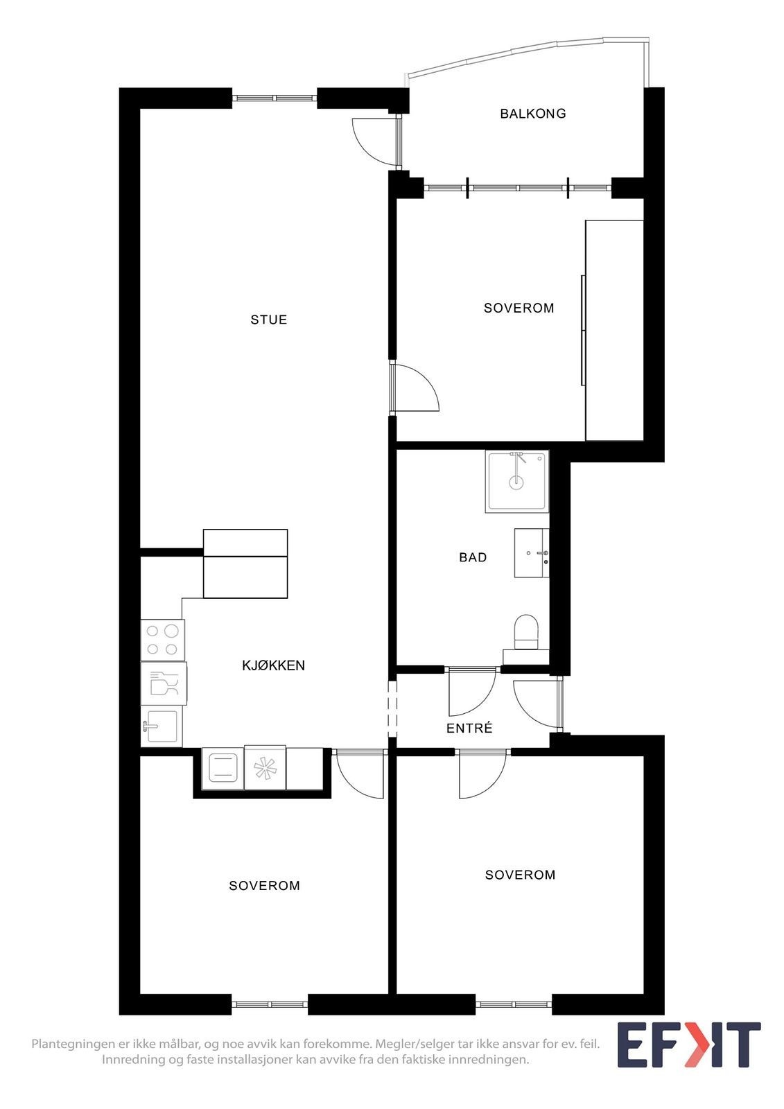 Planskisse Galleribilde