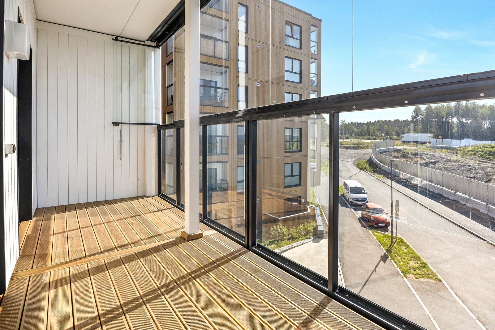 Leiligheten har en balkong med gode solforhold. Galleribilde