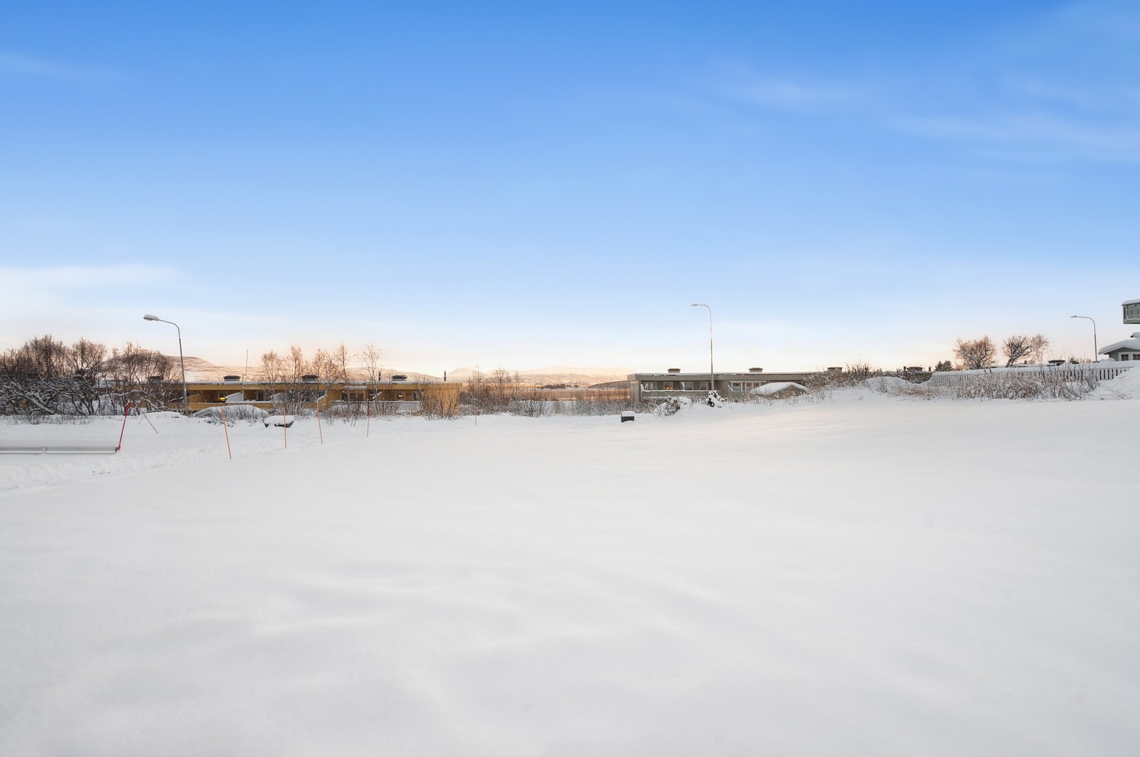 Flott utsikt fra markterrasse. Galleribilde