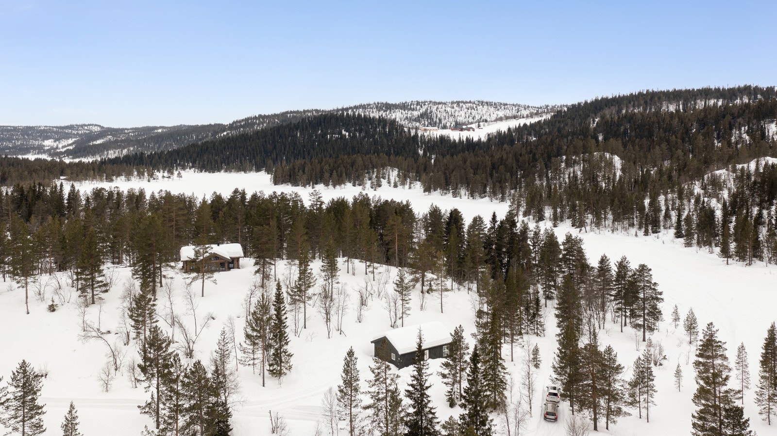 Preparerte langrennsløyper ligger rett ved. Her kan man koble seg på det milevis lange løypenettet. Galleribilde